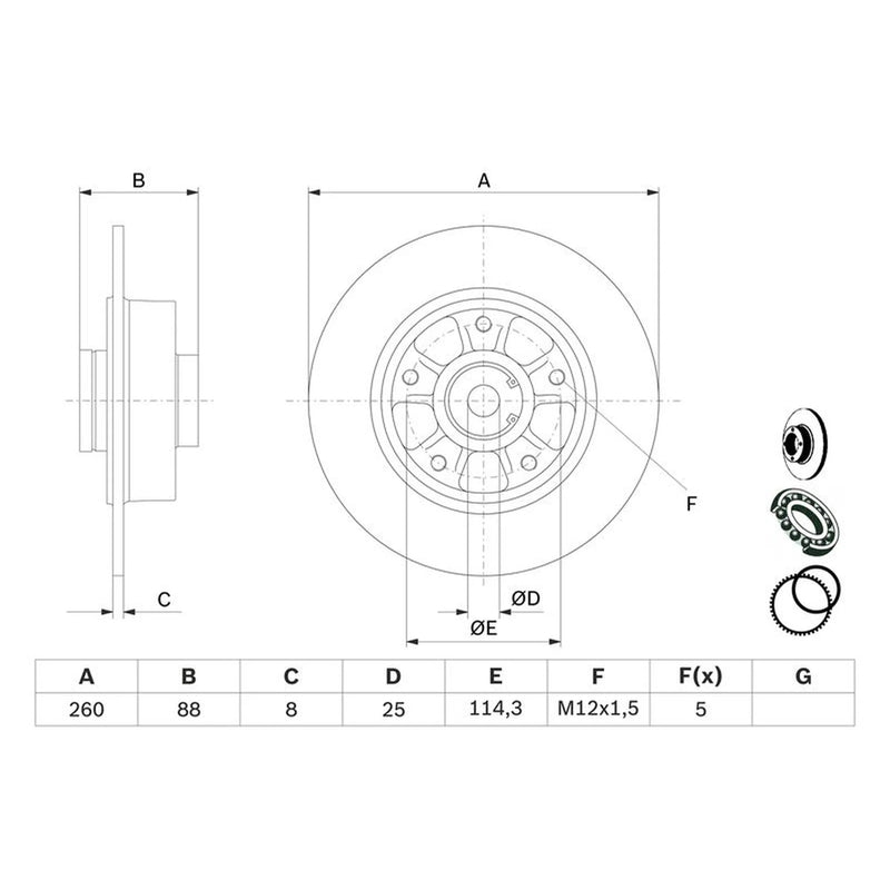 Bosch Front & Rear Brake Discs & Pads fits Renault Megane III 2013-2015 2.0