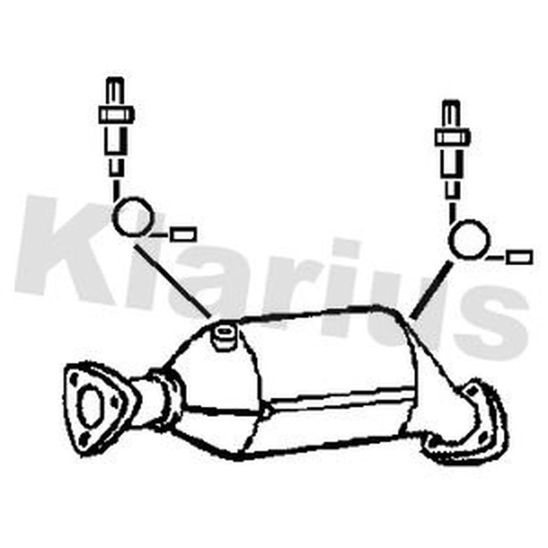 Klarius Catalyst Type Approved With Pipe Front fits Audi A4 B5 1995-2001 1.8