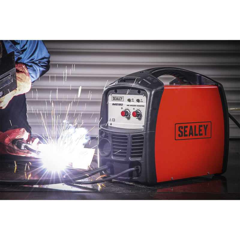 Sealey MIG Welder Inverter 180A IMIG180 Sealey - Dynamic Drive