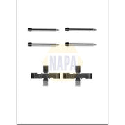 NAPA Brake Pad Accessory Fitting Kit Rear fits Ford Escort 1991-1998 1.6 1.8