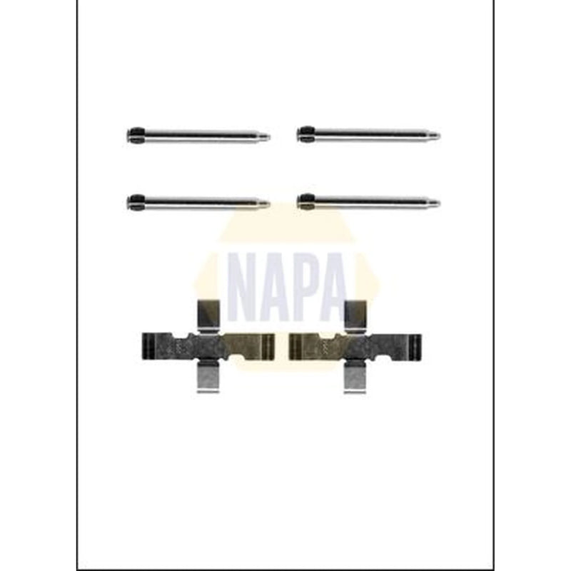 NAPA Brake Pad Accessory Fitting Kit Rear fits Ford Escort 1991-1998 1.6 1.8