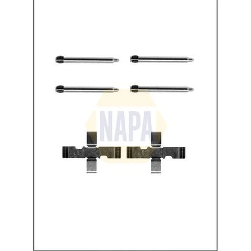 NAPA Brake Pad Accessory Fitting Kit Rear fits Ford Escort 1991-1998 1.6 1.8