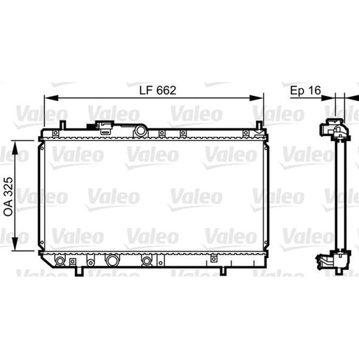 Valeo Engine Radiator 731620