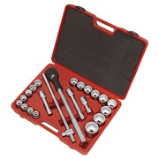 Sealey Premier Premier Socket Set 3/4"Sq Drive 12-point 22pc AK2598 Sealey Premier - Dynamic Drive