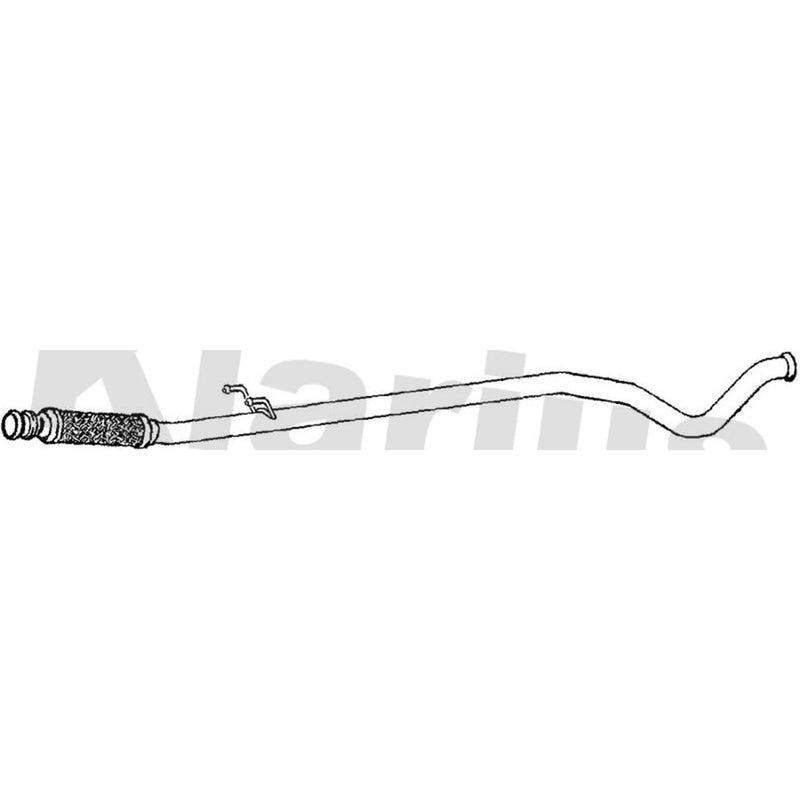Klarius Exhaust Pipe OD fits Peugeot 206 Sw 2002-2007 1.4