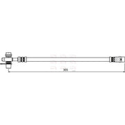 Apec Brake Hydraulic Hose Line Rear fits VW Passat B5.5 2000-2005 1.9 2.8 4.0
