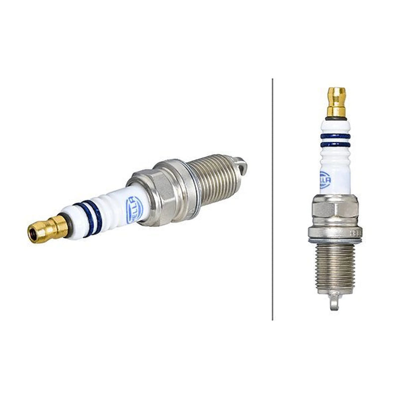 Hella Engine Spark Plug fits Saab 9-3 1998-2003 2.0 2.3