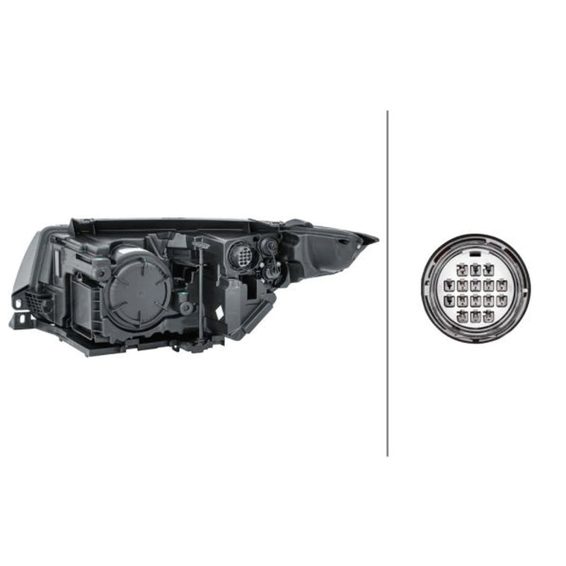 Hella Headlight Headlamp HB3 Right fits Austin Princess 2 1978-1982