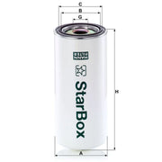 MANN-FILTER Ef 136mm LB 13 145/21