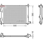 Denso Engine Radiator DRM43013