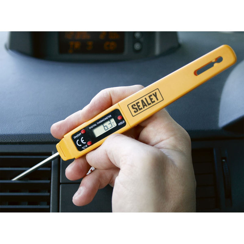 Sealey Mini Digital Thermometer VS906 Sealey - Dynamic Drive