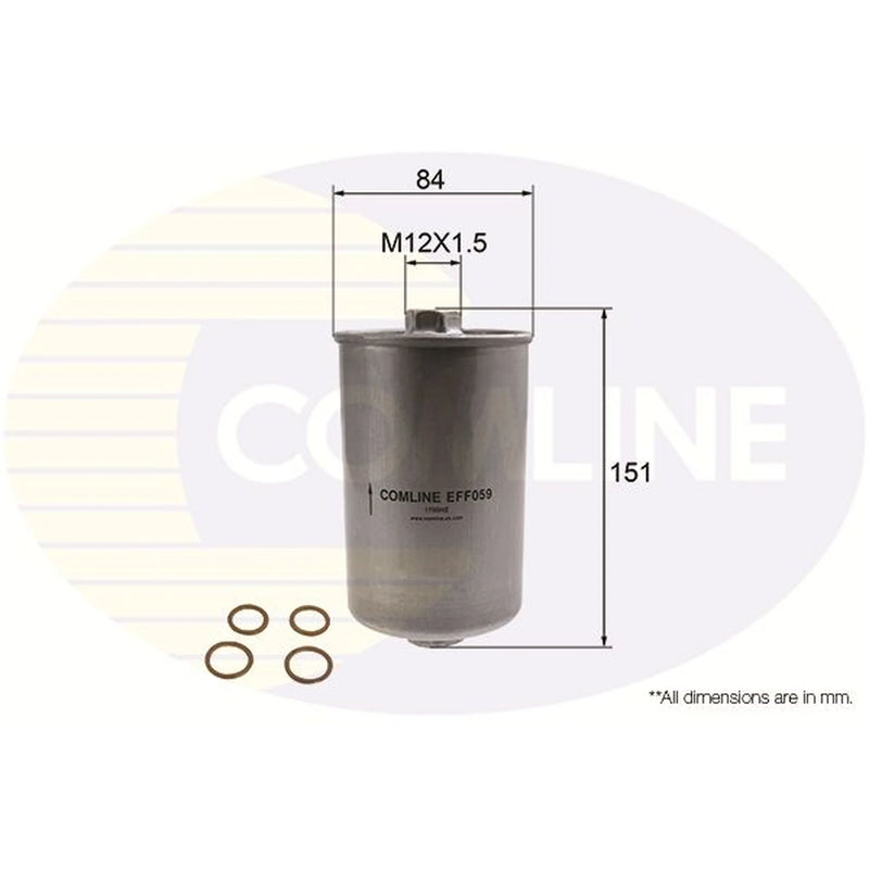 Comline Full Service Kit with Air, Oil, Fuel & Cabin Filters fits Audi A6 C4