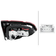 Hella Tail Light / Lamp WY21W Right fits VW Golf VII 2012-2021