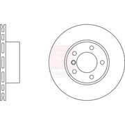 Apec Front Brake Vented Discs & Pads fits BMW 5 1995-2004