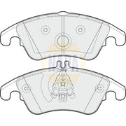 NAPA Front Brake Pad Set fits Mercedes-Benz C-Class 2007-2014