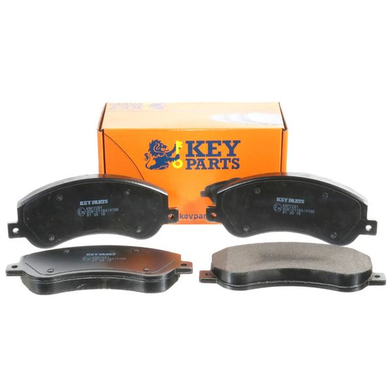 Key Parts 4 x Front Brake Pad Set fits VW Amarok 2010-2022 2.0