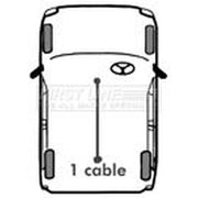 First Line Handbrake Cable Left Front fits Land Rover Discovery I 1989-1998
