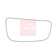 Apec Exterior Wing Mirror Glass Right fits Citroën Dispatch II 2007-2016 1.6 2.0