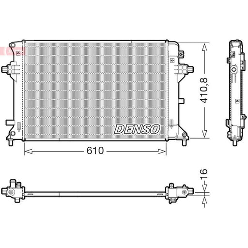 Denso Engine Radiator fits Hyundai Ioniq 2016-2022