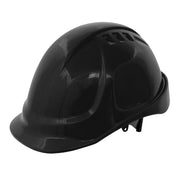 Sealey Safety Helmet Vented (Black) 502BLK Worksafe - Dynamic Drive