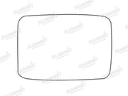 Summit Stick-On Standard Mirror Glass fits VW Golf Mk2 LHS Summit - Bars 4 Cars