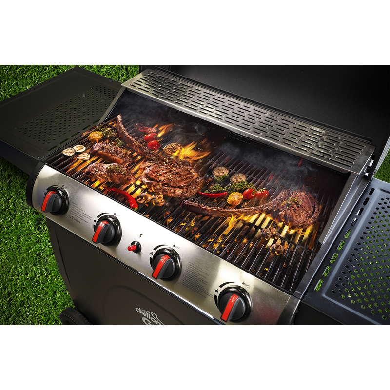 Dellonda 4 Burner Gas BBQ Dellonda  - Dynamic Drive