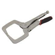 Sealey Locking C-Clamp 280mm 0-90mm Capacity AK6874 Sealey - Dynamic Drive