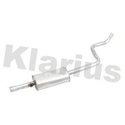 Klarius Box With Centre Pipe Centre fits Mitsubishi Colt VI 2004-2012 1.1 1.3