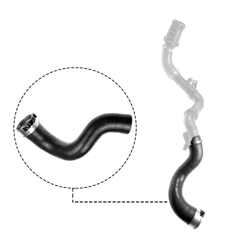 Gates Intercooler Turbo Charge Air Hose 385mm fits Opel Vivaro B 2014-2019 1.6