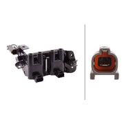 Hella Ignition Coil Pack Left 5DA 358 057-961