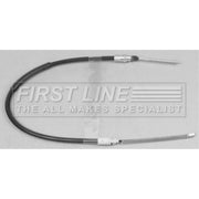 First Line Handbrake Cable Left Rear fits Peugeot 406 1995-2004 1.8 1.9 2.0