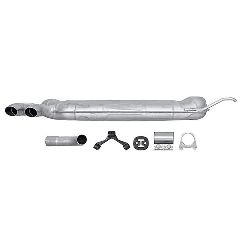 Hella End Silencer Rear fits Audi A3 2003-2010 1.9