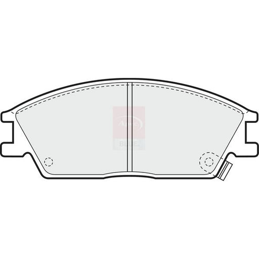 Apec Front Brake Pad Set fits Honda Accord II 1983-1985 1.6 1.8