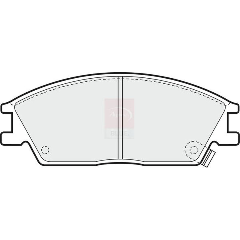 Apec Front Brake Pad Set fits Honda Accord II 1983-1985 1.6 1.8
