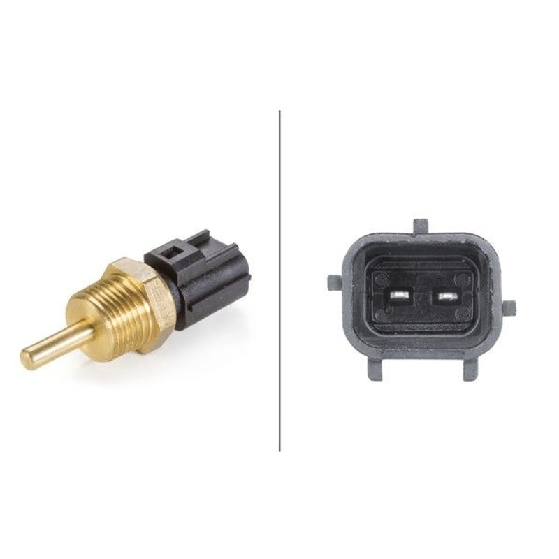 Hella Coolant Temperature Sensor Lower fits Citroën C-Crosser 2008-2012 2.4