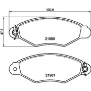 Mintex Front Brake Pad Set fits Renault Kangoo 1997-2018 1.2 1.4 1.5 1.6 1.9