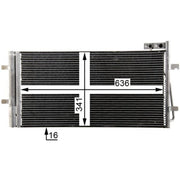 Mahle Air Conditioning Condenser fits Audi Q3 2011-2018 1.4 2.0 2.5