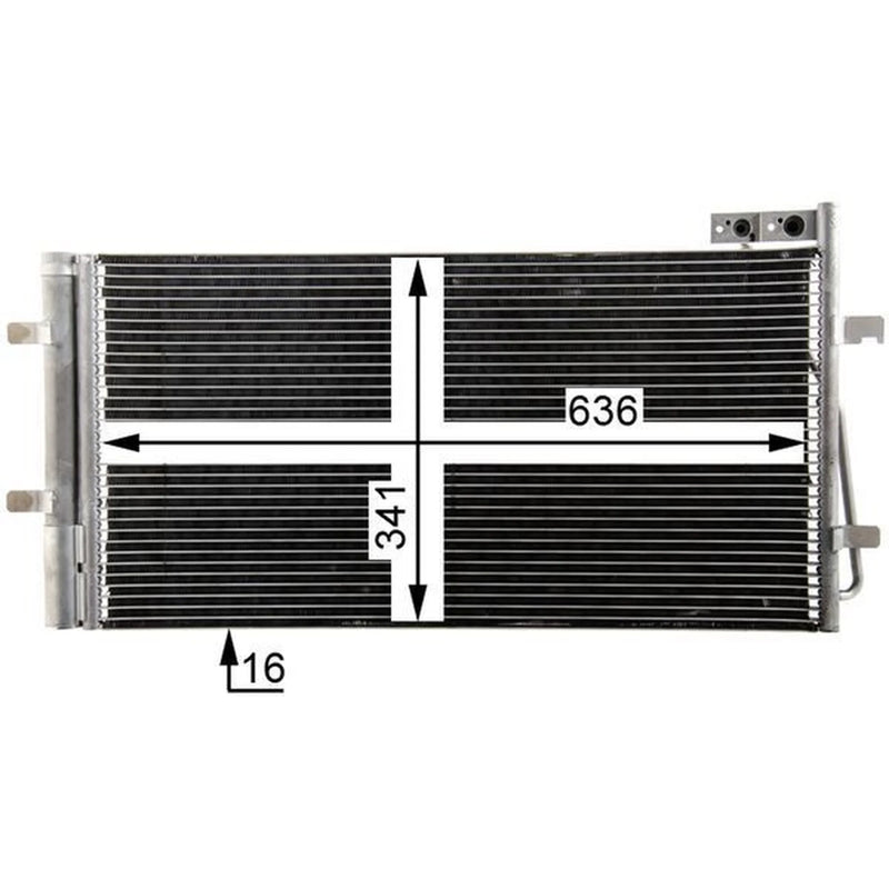 Mahle Air Conditioning Condenser fits Audi Q3 2011-2018 1.4 2.0 2.5