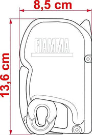Fiamma F45S Titanium 425M Royal Grey 06290Q01R Fiamma - Dynamic Drive