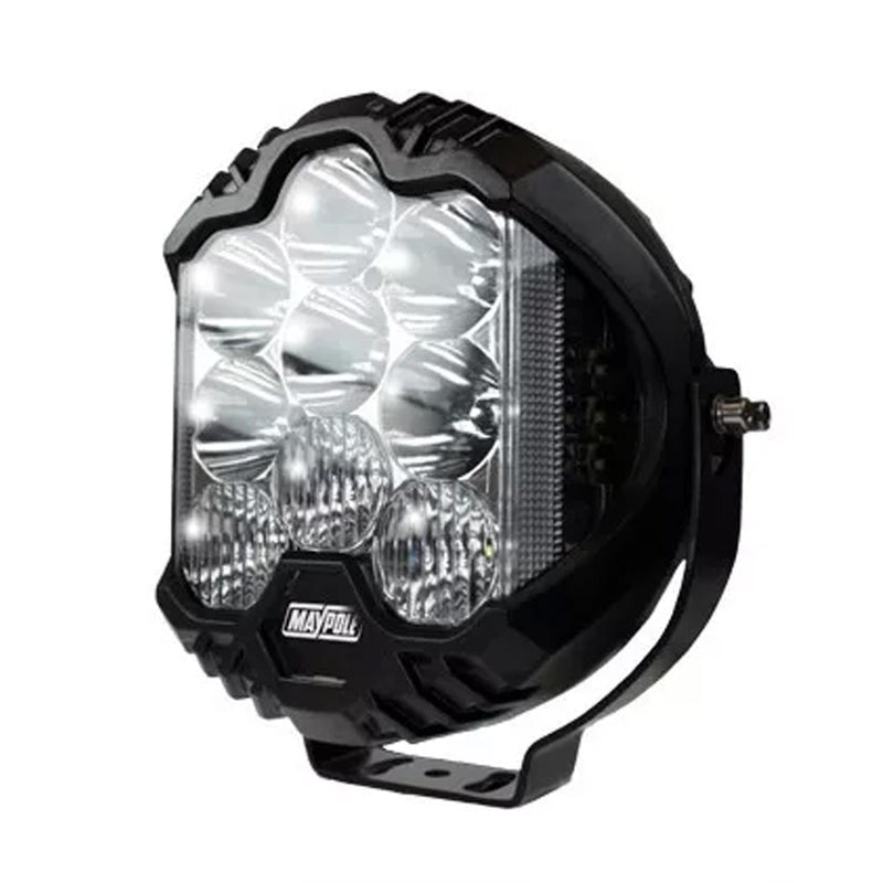 Maypole E-Approved 9-Inch Round LED Driving Light with Side Light & Spot Beam Maypole - Dynamic Drive