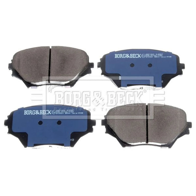 Borg & Beck Front Brake Vented Discs & Pads fits Toyota Rav 4 2000-2005 1.8 2.0