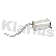 Klarius Box With Tail Pipe Rear fits Renault Clio III 2005-2014 1.2 1.5