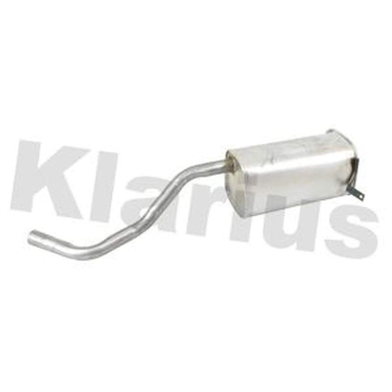 Klarius Box With Tail Pipe Rear fits Renault Clio III 2005-2014 1.2 1.5