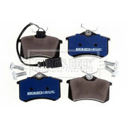 Borg & Beck Front & Rear Brake Discs & Pads fits Ford Galaxy 2000-2006 1.9