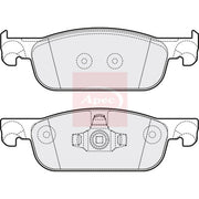 Apec Front Brake Pad Set PAD2127