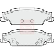 Apec Rear Brake Pad Set PAD1703