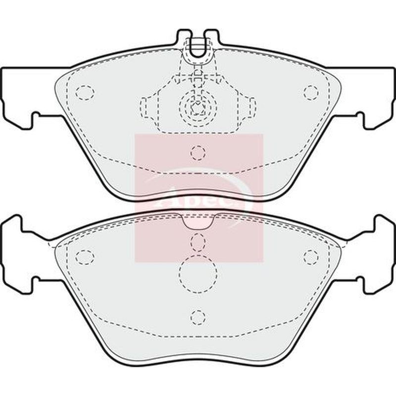 Apec Front & Rear Brake Discs & Pads fits Mercedes-Benz E-Class T-Model