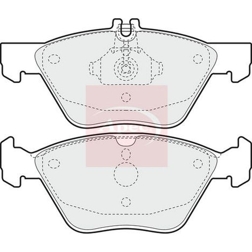 Apec Front & Rear Brake Discs & Pads fits Mercedes-Benz Clk 1998-2002 208.370