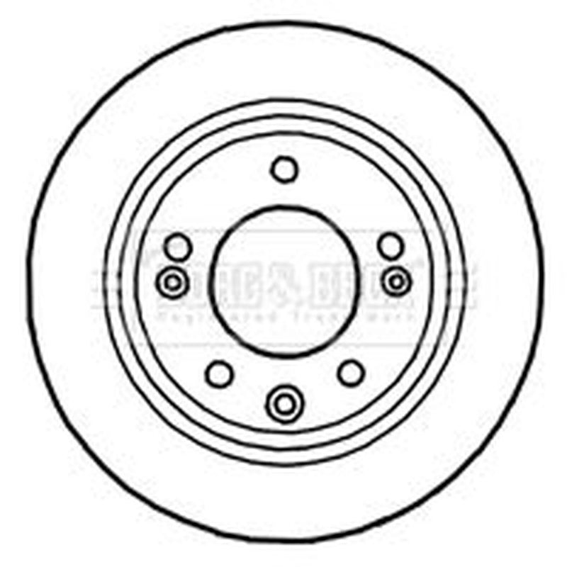 Borg & Beck Front & Rear Brake Discs & Pads fits Hyundai I30 2007-2012