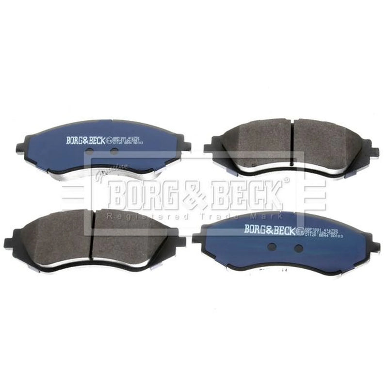 Borg & Beck Front & Rear Brake Discs & Pads fits Daewoo Nubira 2003-2004 1.4